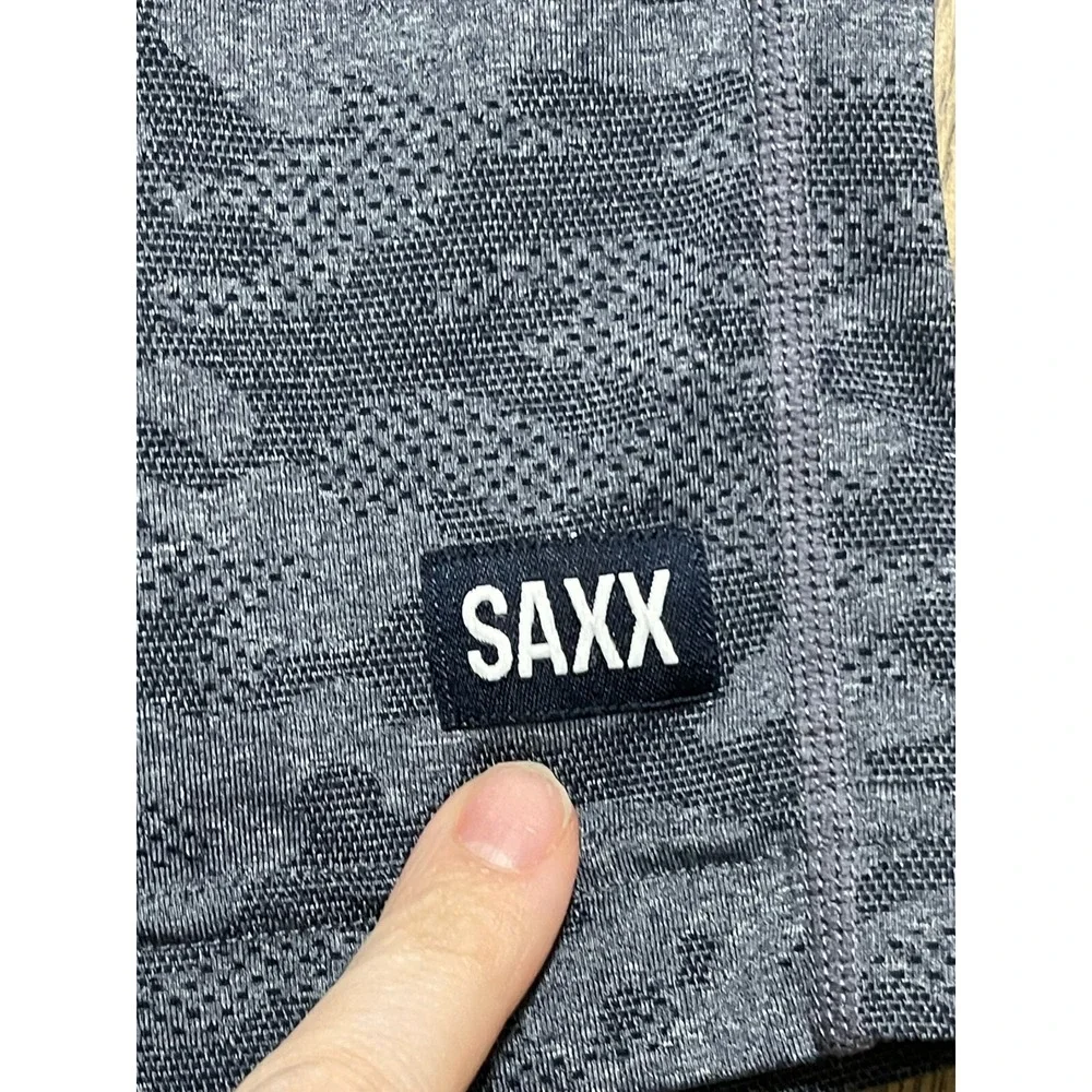 Saxx Boxer Shorts, Men's Size Medium, Gray, Activewear, Legend 2N1
